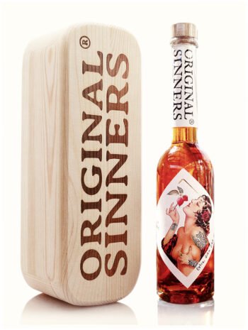 Extra vierge chili olie van ORIGINAL SINNERS® in houten giftbox